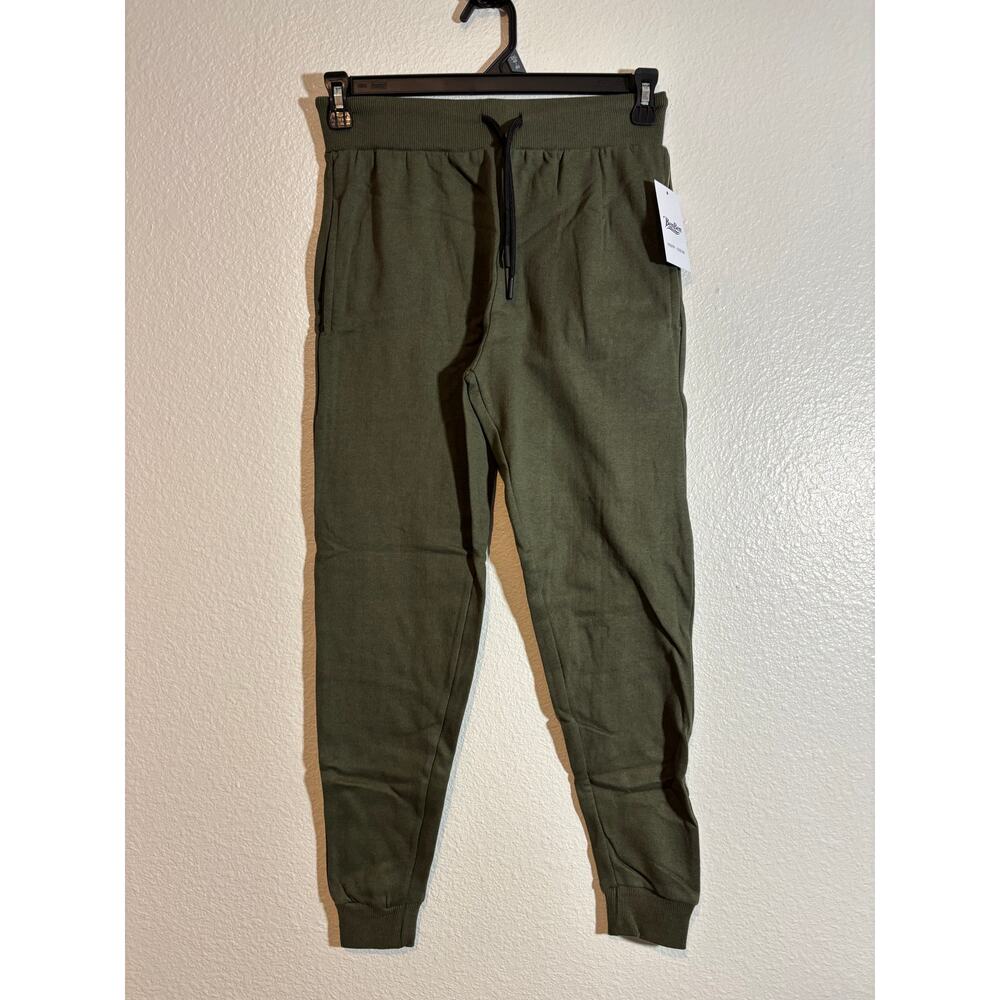 BenBen NWT Men's Size S Olive Green Fleece Lined Joggers Sweatpants Athleisure